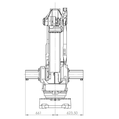 Bras de robot de charge utile de COMAU PAL-260-3.1 260KG pour manipuler et pallettiser