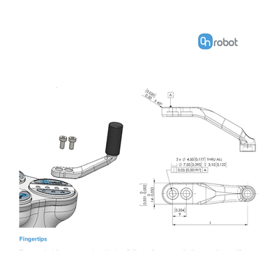 Pince adaptative 3FG15 de doigt d'ONrobot trois électrique pour le robot d'ABB KUKA