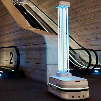 Robot UV intelligent de désinfection de lumière UV de robot d'AGV de Geek+ le gardien de santé publique