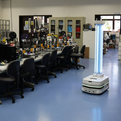 Robot UV intelligent de désinfection de lumière UV de robot d'AGV de Geek+ le gardien de santé publique