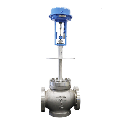 Valve de contrôle de flux pneumatique de basse température avec le positionneur de valve de Metso Neles