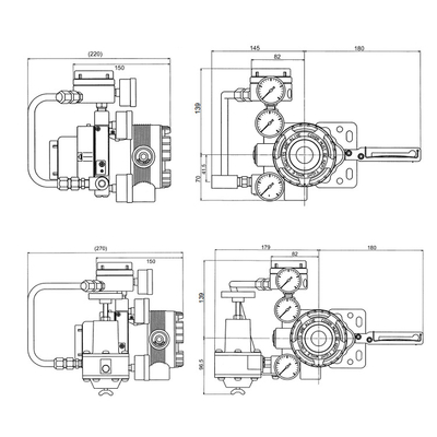 Positionneur pneumatique intelligent AVP300 de soupape de commande avec Fisher Valve