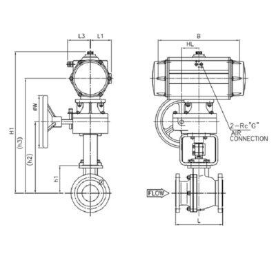 déclencheur pneumatique de la soupape de commande 310K 6300RC pour commander le gaz liquide