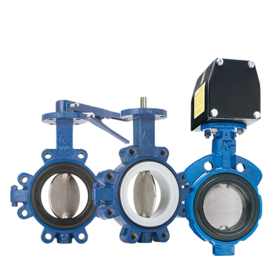 Valve à papillons de la série Keystone F990 Valve de régulation de débit d'actionneur pneumatique pour l'eau
